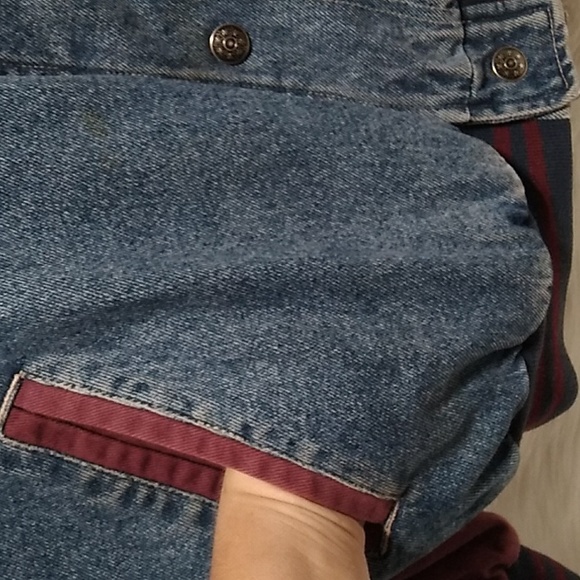 SALE! Vintage Hartwell Viasport Jean Bomber Jacket Sz.XL - Picture 2 of 8